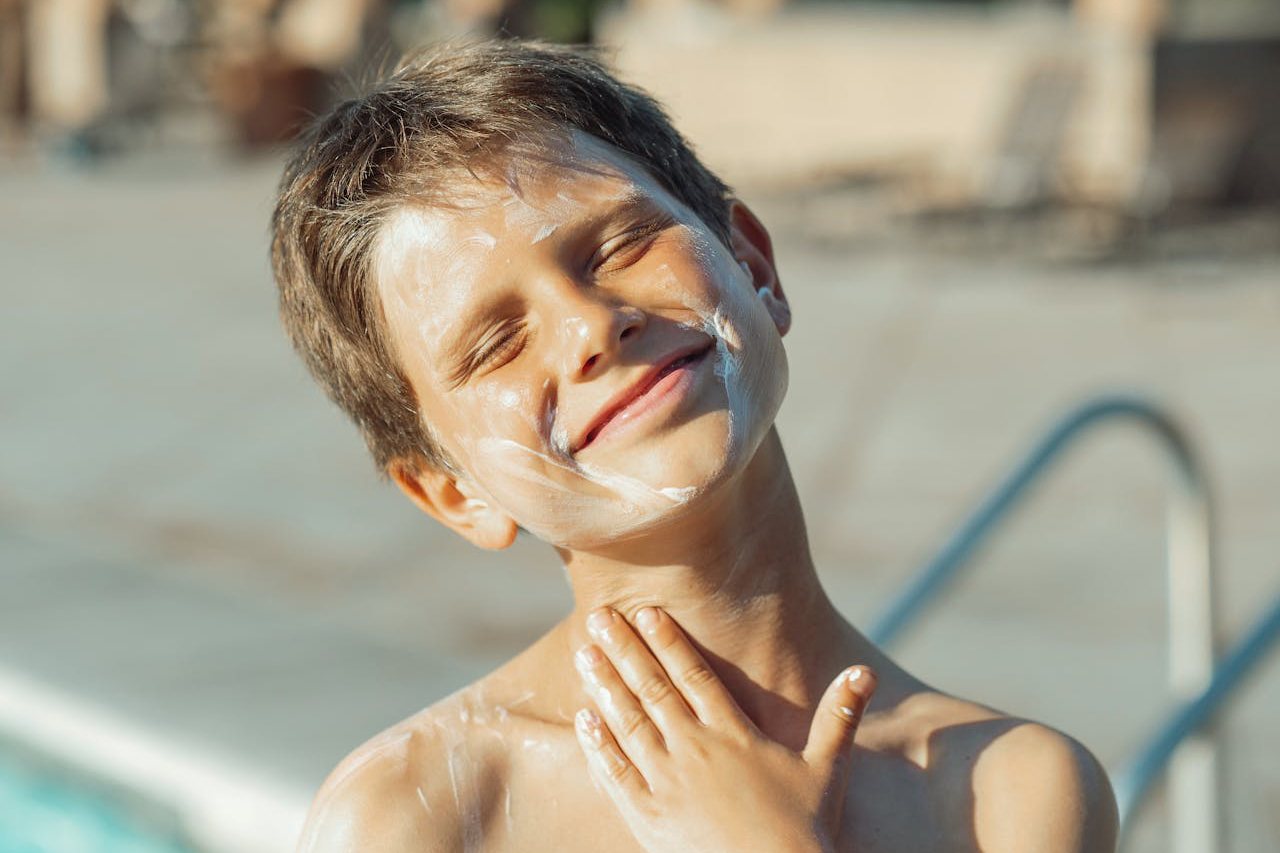 protección solar en niños y niñas